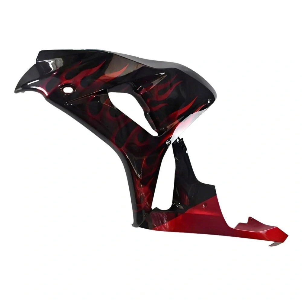 Black and Red Flame Side Fairing For Honda CBR1000RR 2006-2007 - Image 2