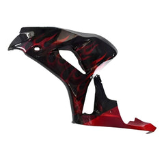 Black and Red Flame Side Fairing For Honda CBR1000RR 2006-2007 - Image 2