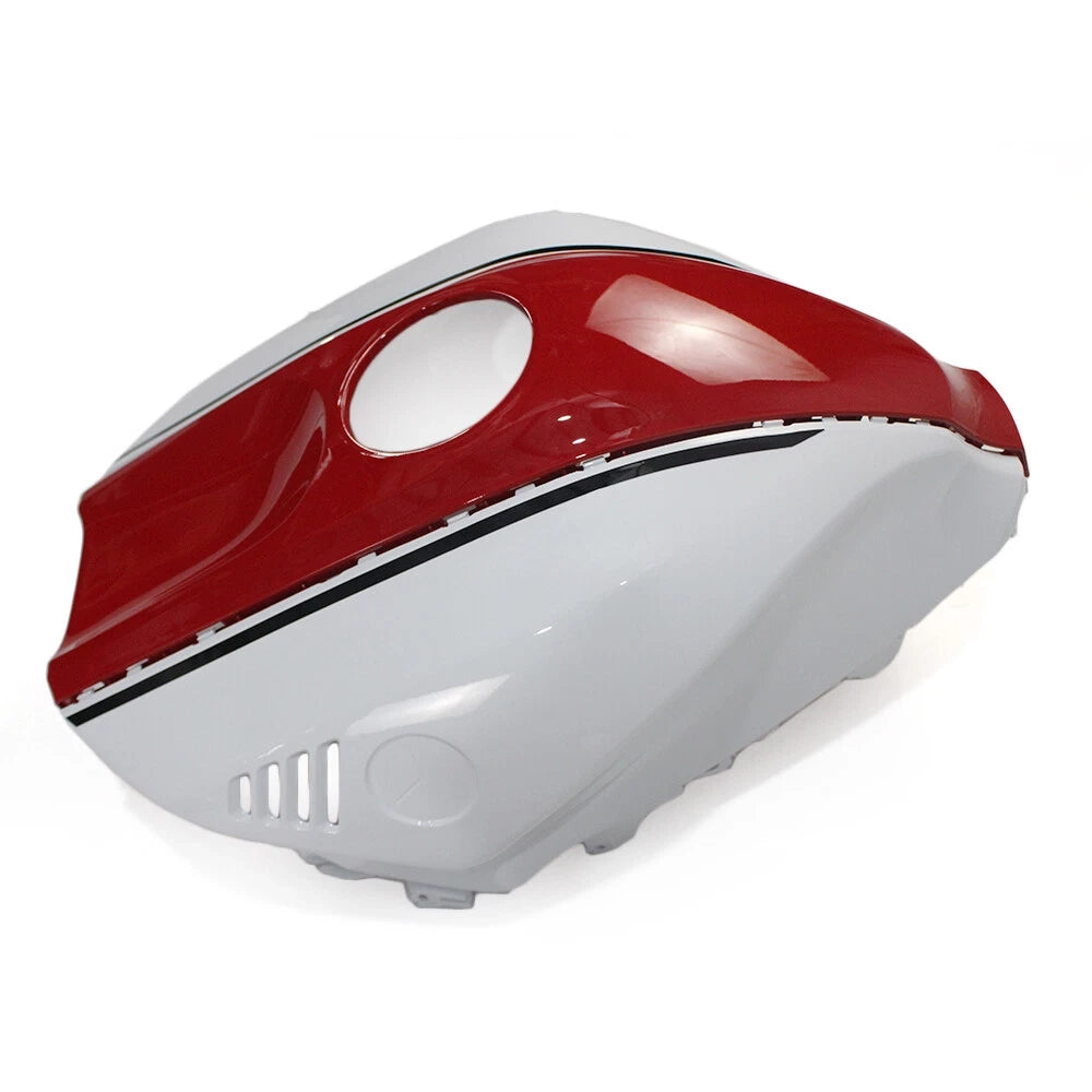 Red and White Tank Cover For Yamaha YZF-R7 2022-2023