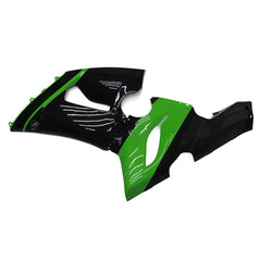 Green Black Side Fairing For Kawasaki ZX-6R 2005-2006 - Image 1