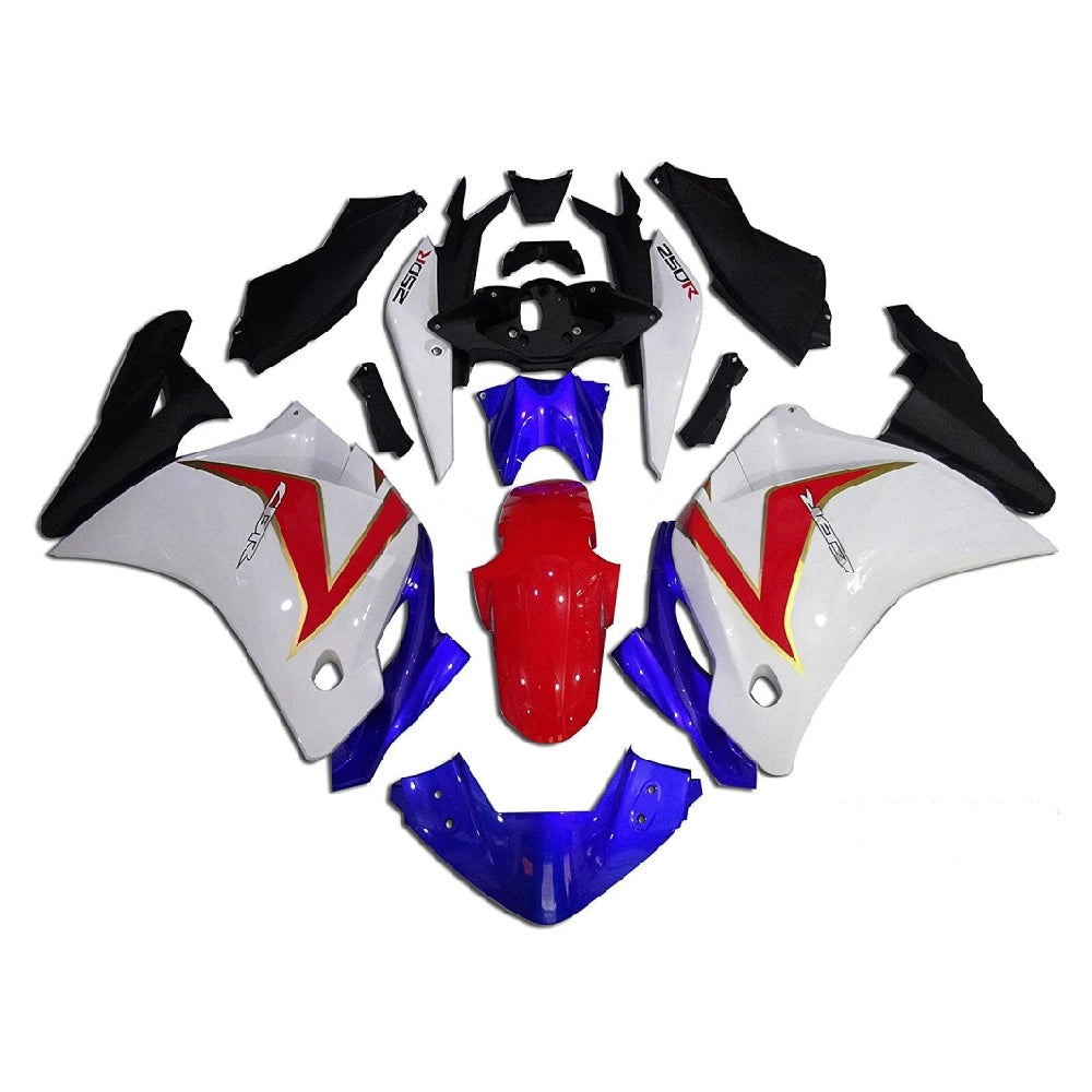 Red White and Blue Fairing Kit For Honda CBR250RR 2011-2012