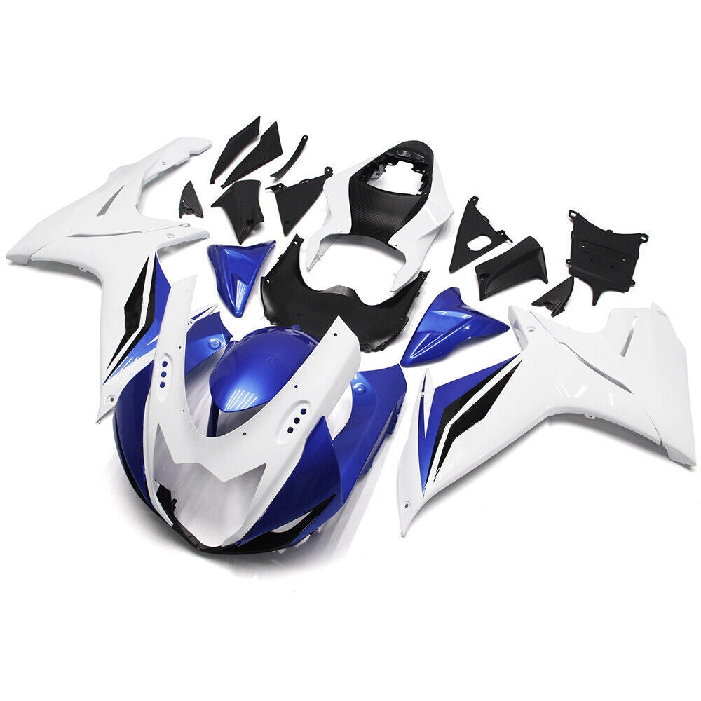 Blue and White Fairing Kit For Suzuki GSXR600/GSXR750 2011-2019 