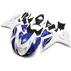 Blue and White Fairing Kit For Suzuki GSXR600/GSXR750 2011-2019 