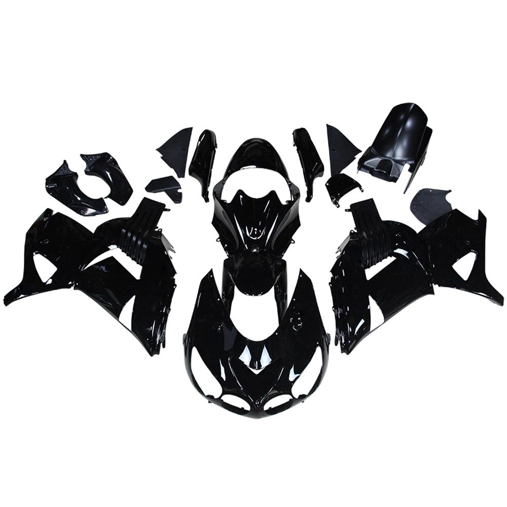 Black Fairing Kit For Kawasaki ZX-14R/ZZ-R1400 2006-2011