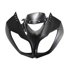 Black Front Fairing For Kawasaki ZX-6R 2009-2012