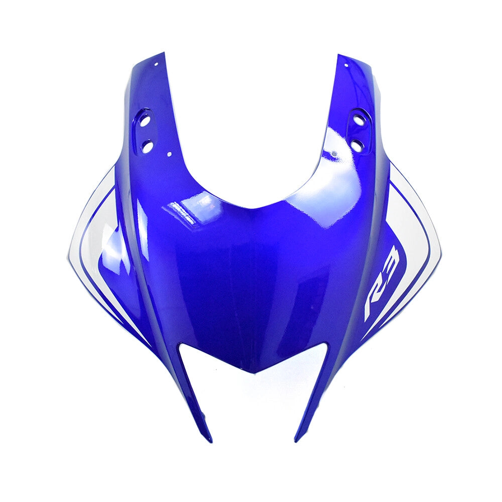Dark Blue Black Front Fairing For Yamaha R3/R25 2019-2021