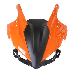 Orange Black Front Fairing For Honda CBR500R 2016-2018