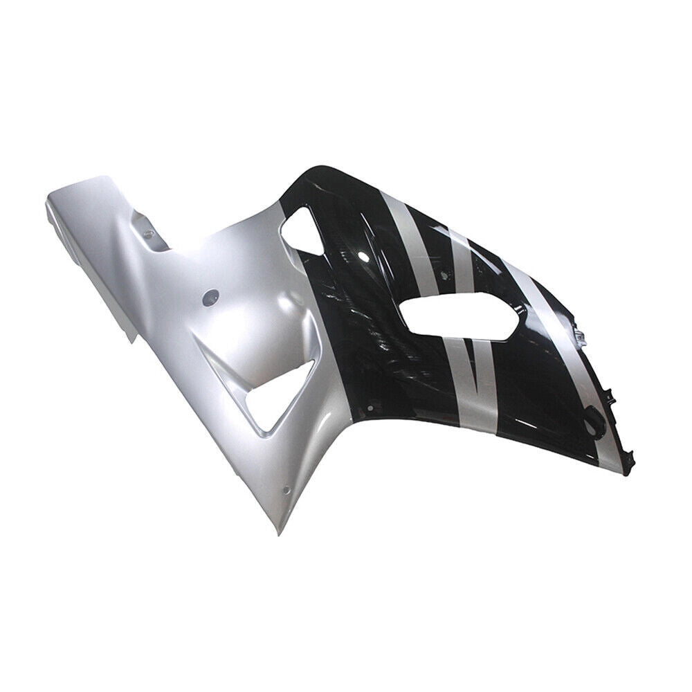 Black and White Fairing Kit For Suzuki GSXR600/GSXR750 2001-2003 