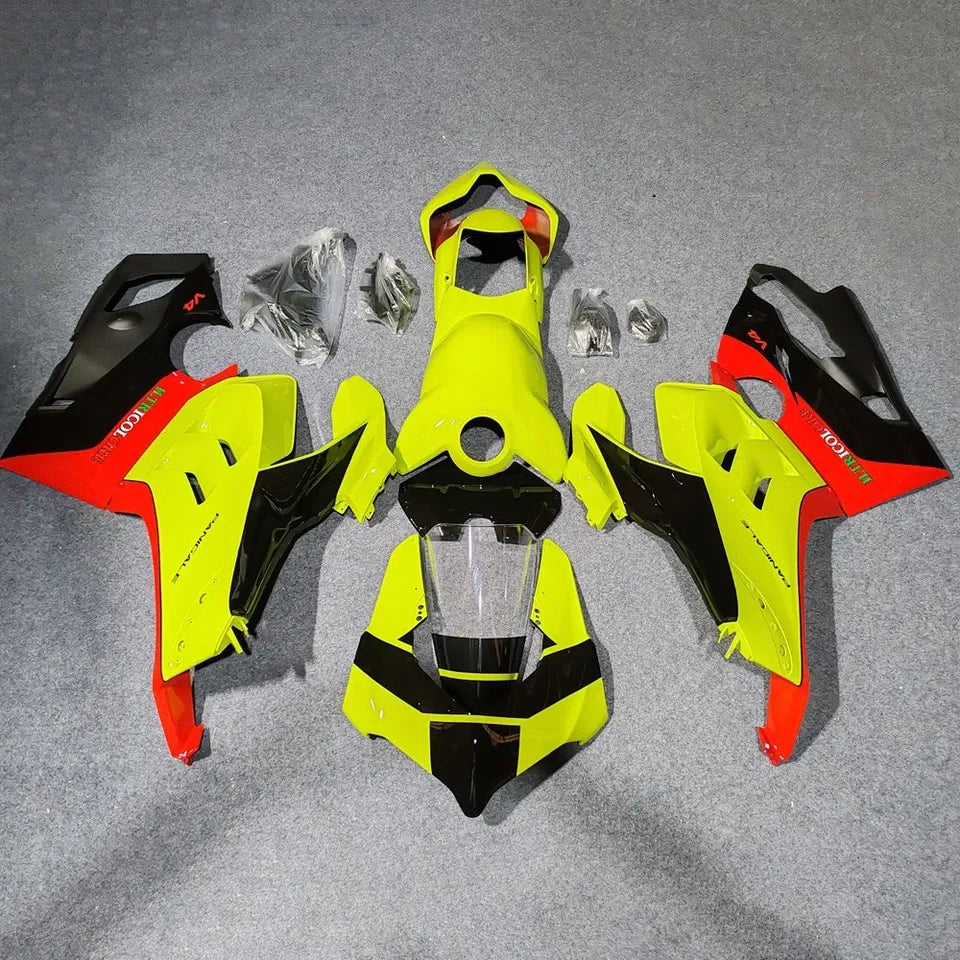 Red Black Fairing Kit For Ducati Panigale V4 SP single-seat 2020-2021 