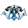 White and Blue Fairing Kit For Honda CBR500R 2013-2015