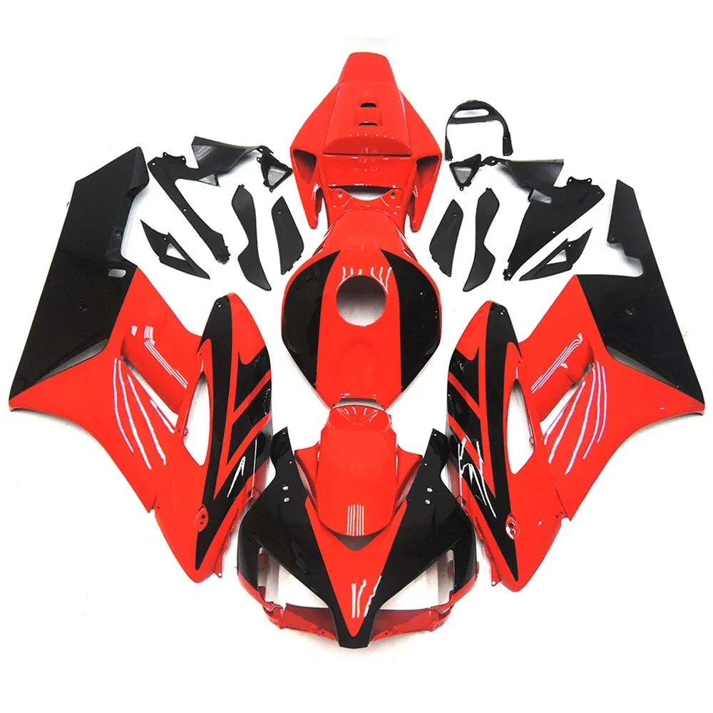 Red Black Fairing Kit For Honda CBR1000RR 2004-2005