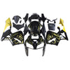 Black and Yellow Flame Fairing Kit For Honda CBR600RR F5 2005-2006