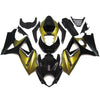 Gold Black Fairing Kit For Suzuki GSXR1000 K7 2007-2008