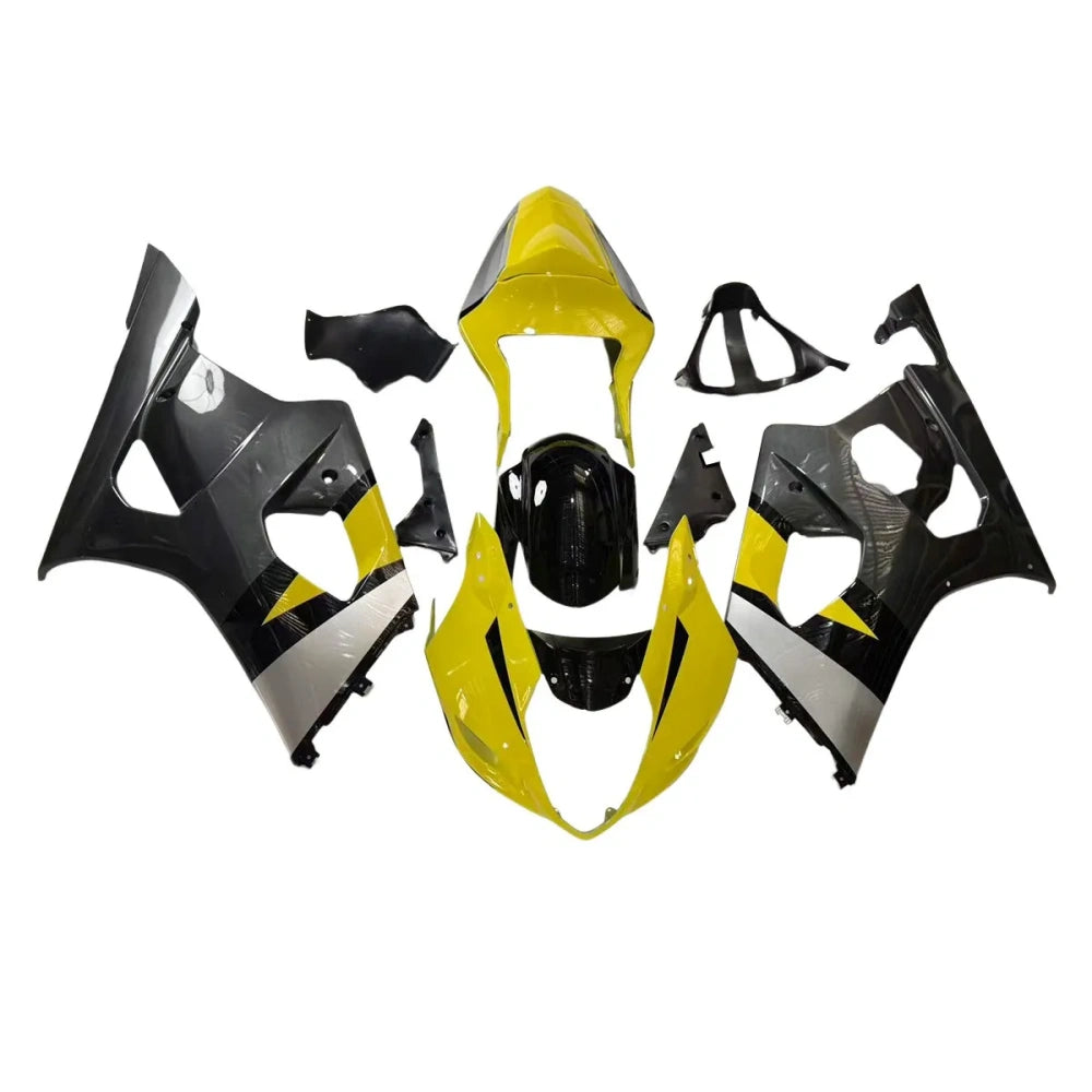 Yellow and Black Fairing Kit For Suzuki GSXR1000 K3 2003-2004