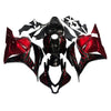 Black Red Flame Fairing Kit For Honda CBR600RR F5 2009-2012