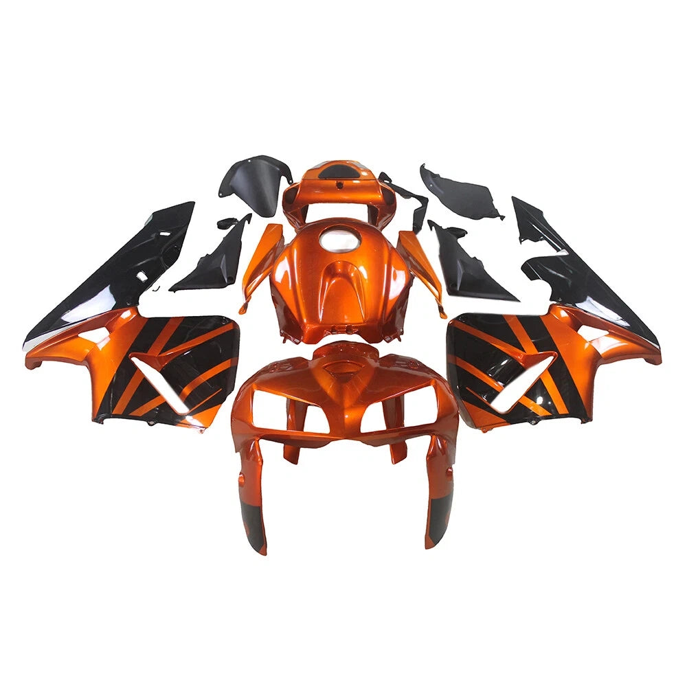 Orange Black Fairing Kit For Honda CBR600RR F5 2005-2006