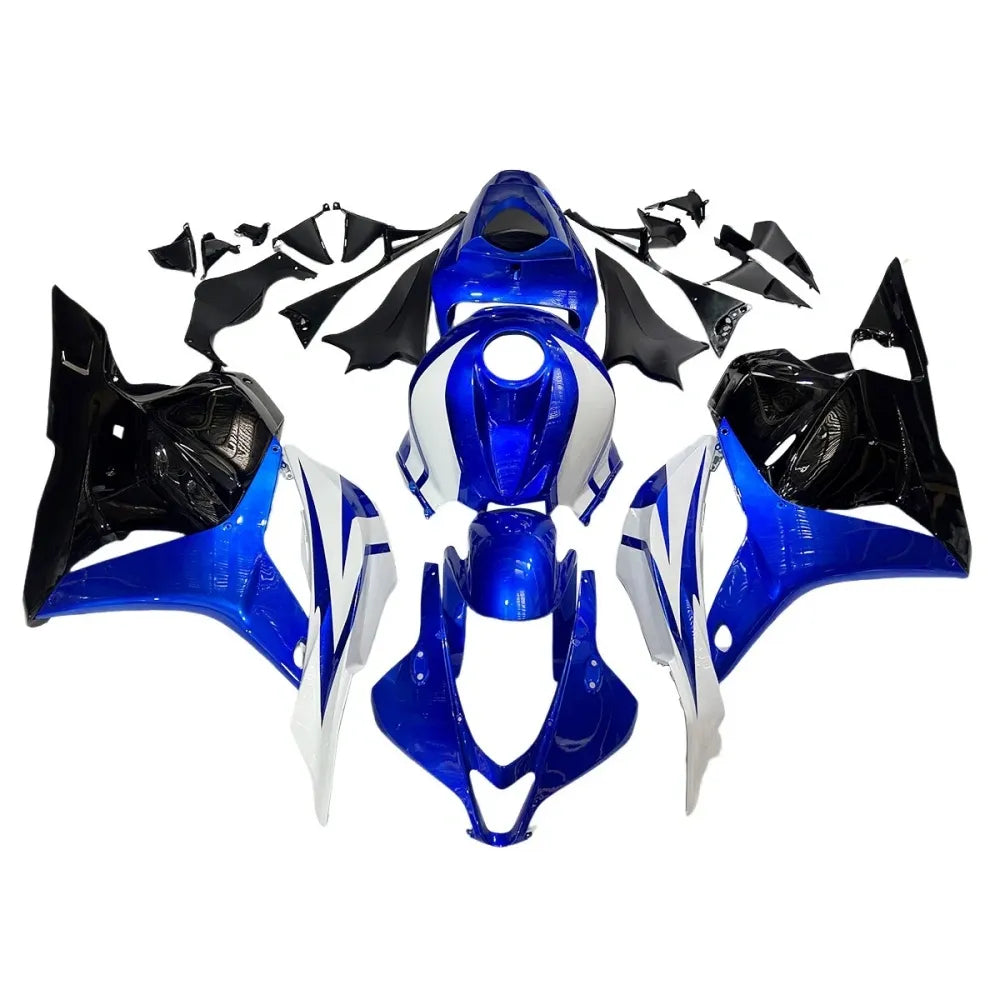 Blue and White Fairing Kit For Honda CBR600RR F5 2009-2012