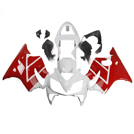White Red Fairing Kit For Honda CBR600F4i 2001-2003