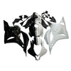 Black and White Fairing Kit For Honda CBR600RR F5 2009-2012