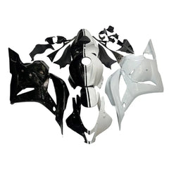 Black and White Fairing Kit For Honda CBR600RR F5 2009-2012