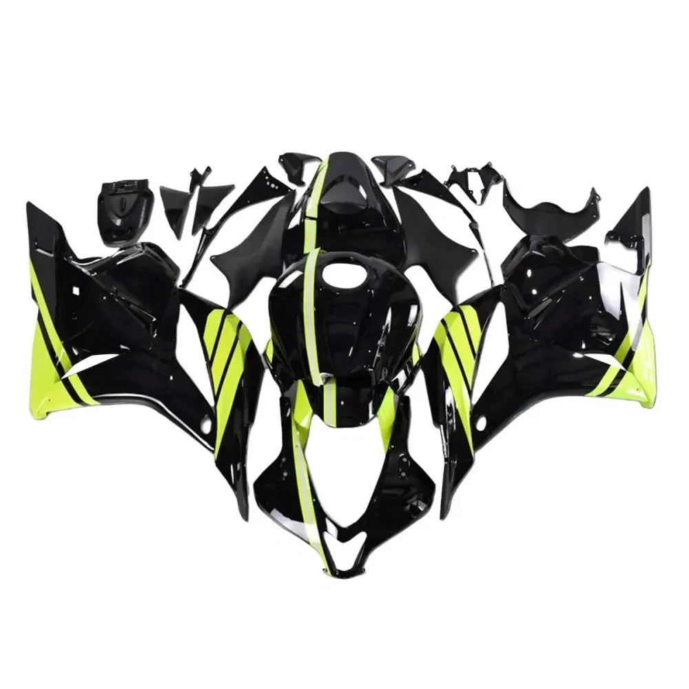 Black Green Fairing Kit For Honda CBR600RR F5 2009-2012