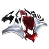 Silver Red Fairing Kit For Honda CBR1000RR 2008-2011