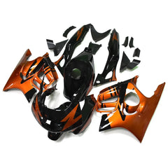 Orange Black Fairing Kit For Honda CBR600F3 1997-1998