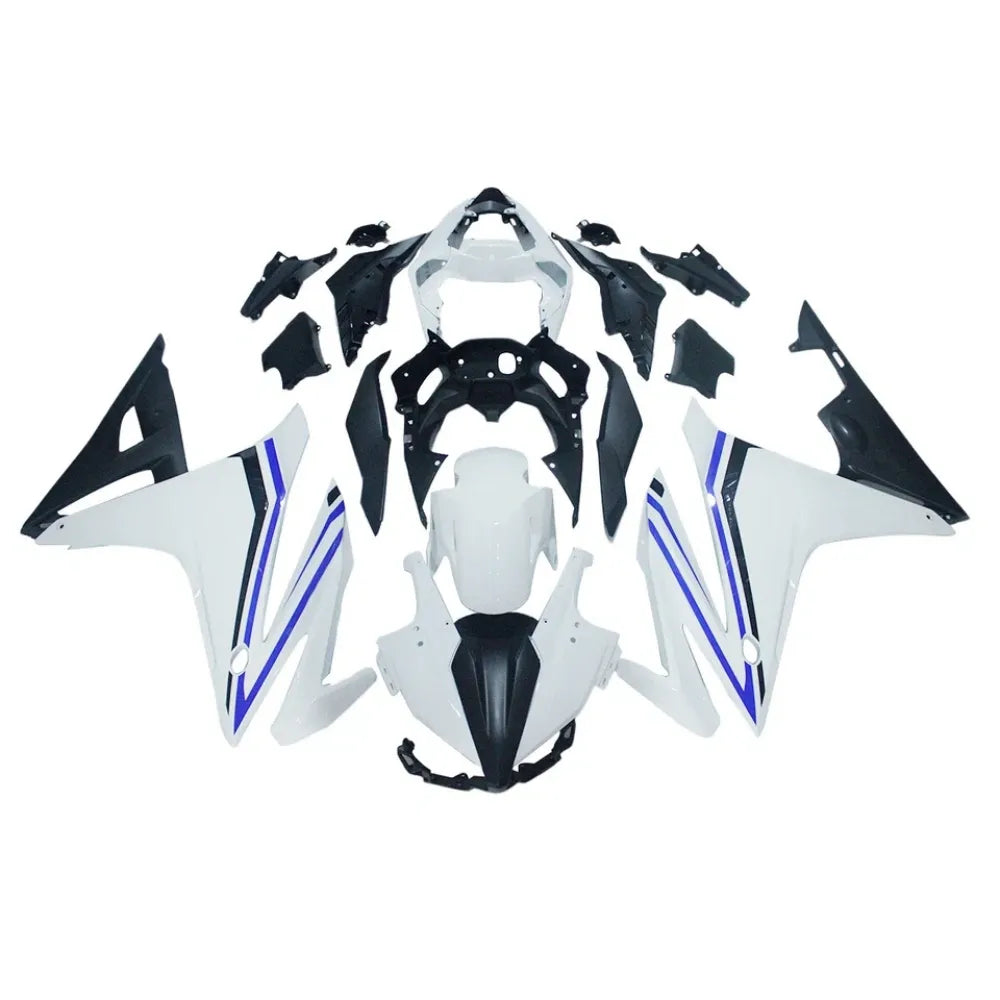 Blue and White Fairing Kit For Honda CBR500R 2016-2018