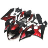 Black Red Fairing Kit For Suzuki GSXR1000 K5 2005-2006
