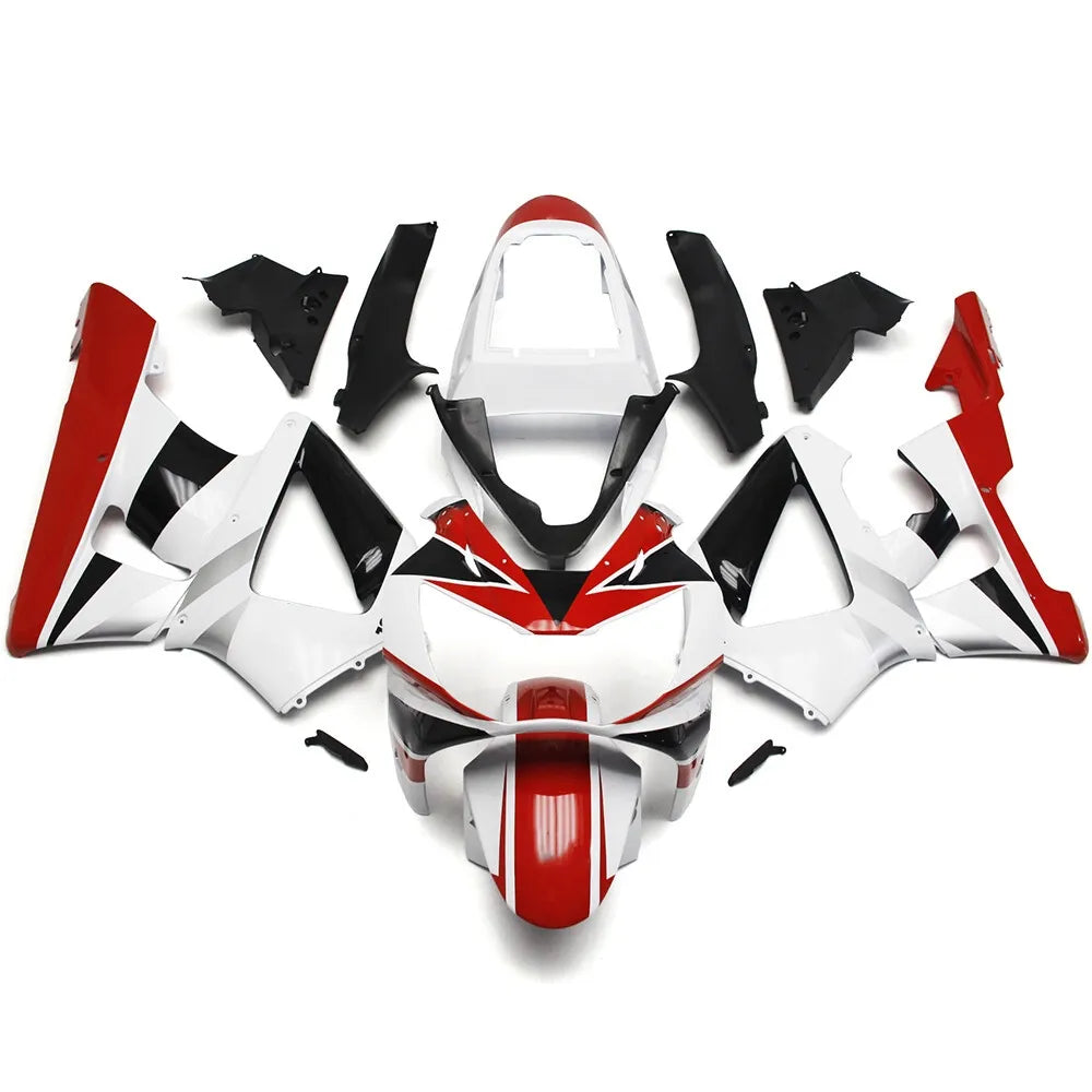 Red and White Fairing Kit For Honda CBR900RR 929 2000-2001