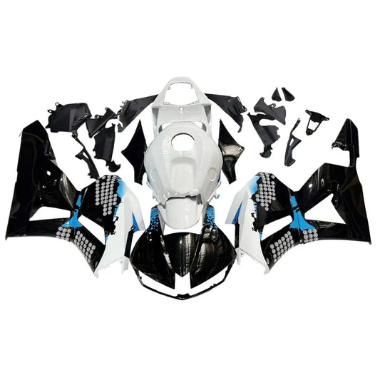 Black and White Fairing Kit For Honda CBR600RR F5 2013-2020