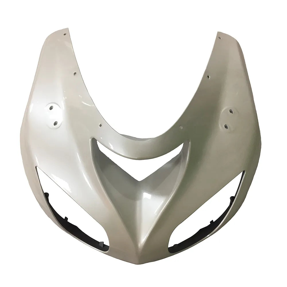 Kawasaki ZX-10R 2006-2007 Pearl White front nose fairing without logos