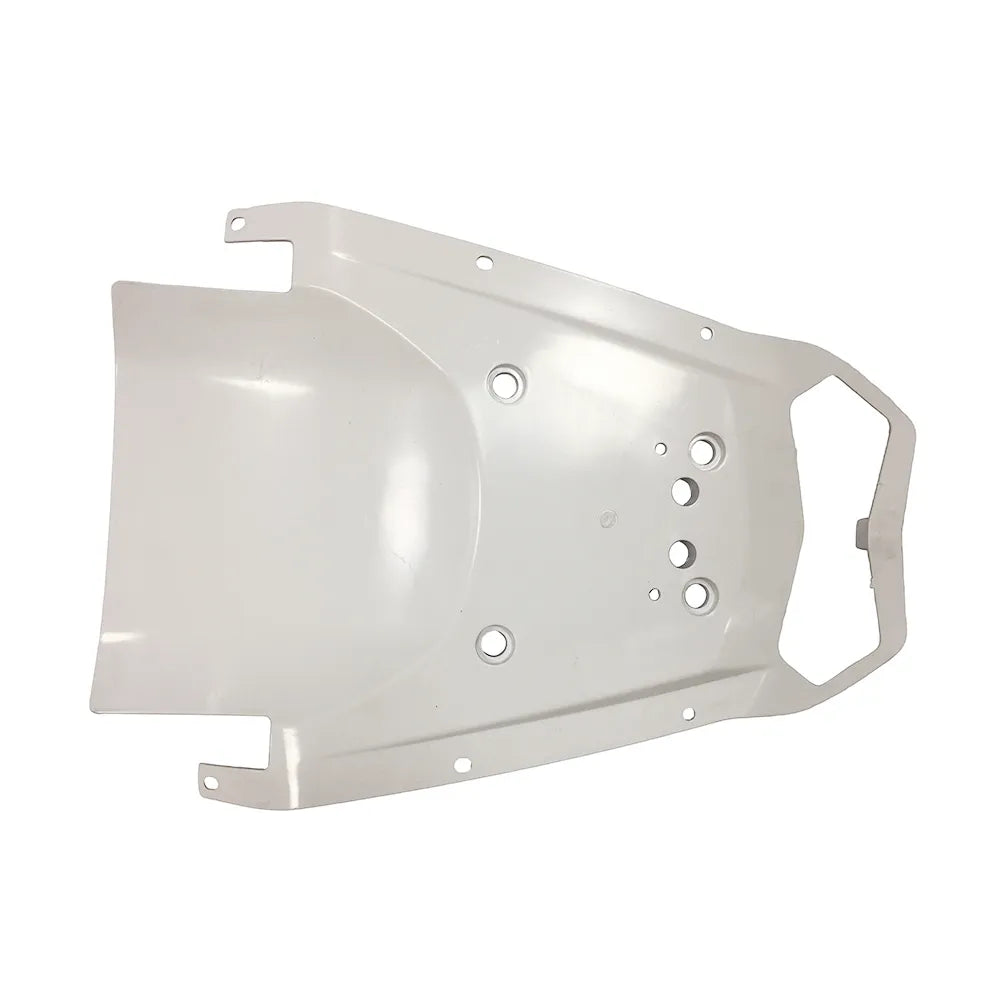 Kawasaki ZX-6R / 636 2003-2004 Plain White tail section fairing detail view 7