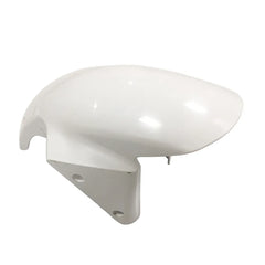 Kawasaki ZX-6R / 636 2003-2004 Plain White tail section fairing detail view 5