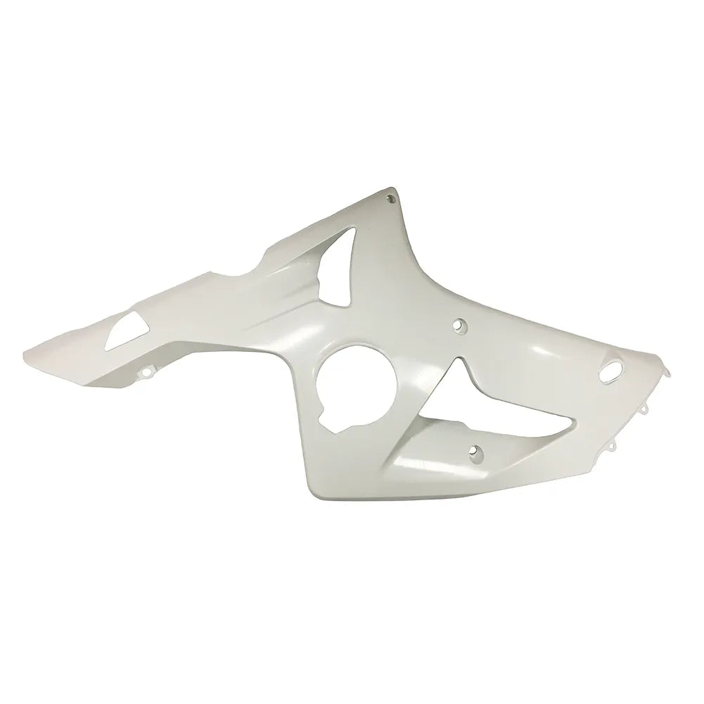 Kawasaki ZX-6R / 636 2003-2004 Plain White tail section fairing side view