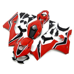2017 2018 2019 2020 Honda CBR1000RR Red Black Fairing Kit Close-Up Detail