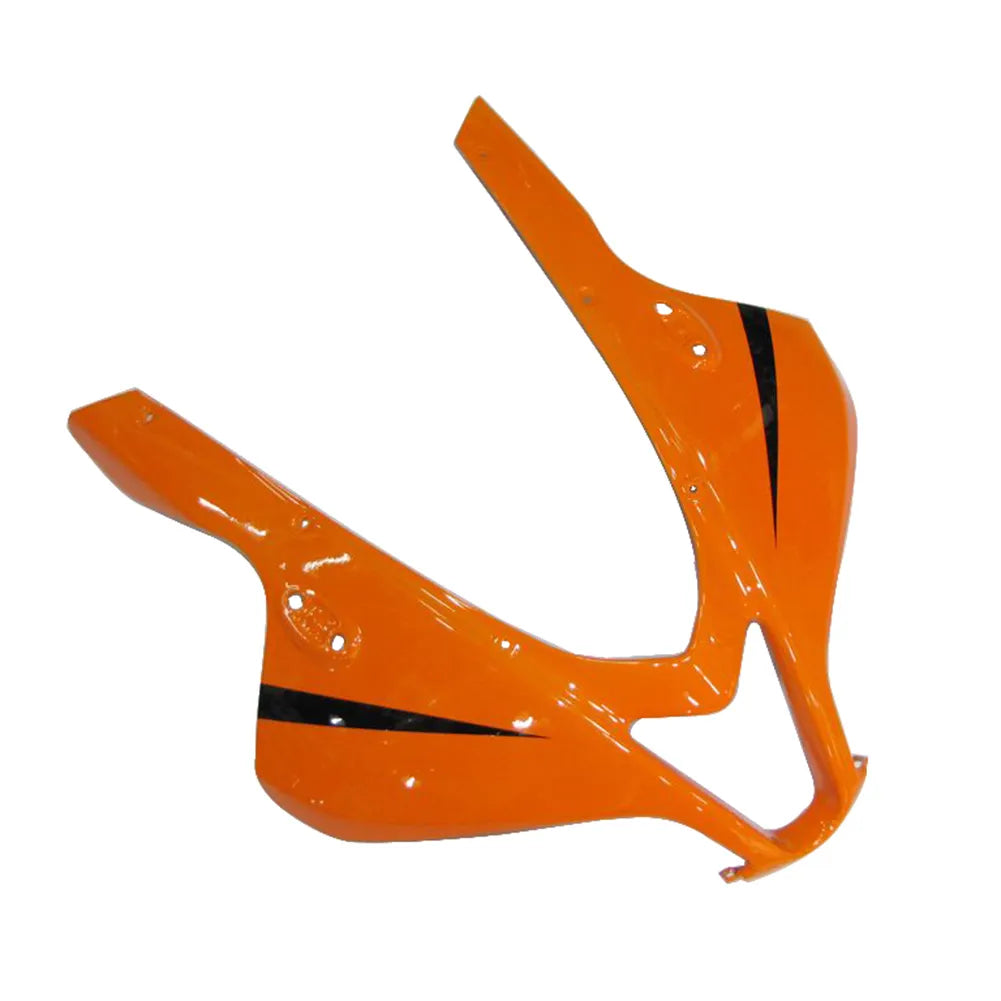 Honda CBR600RR 2007-2008 Orange, Black and Silver Factory-Style fairing kit left side view