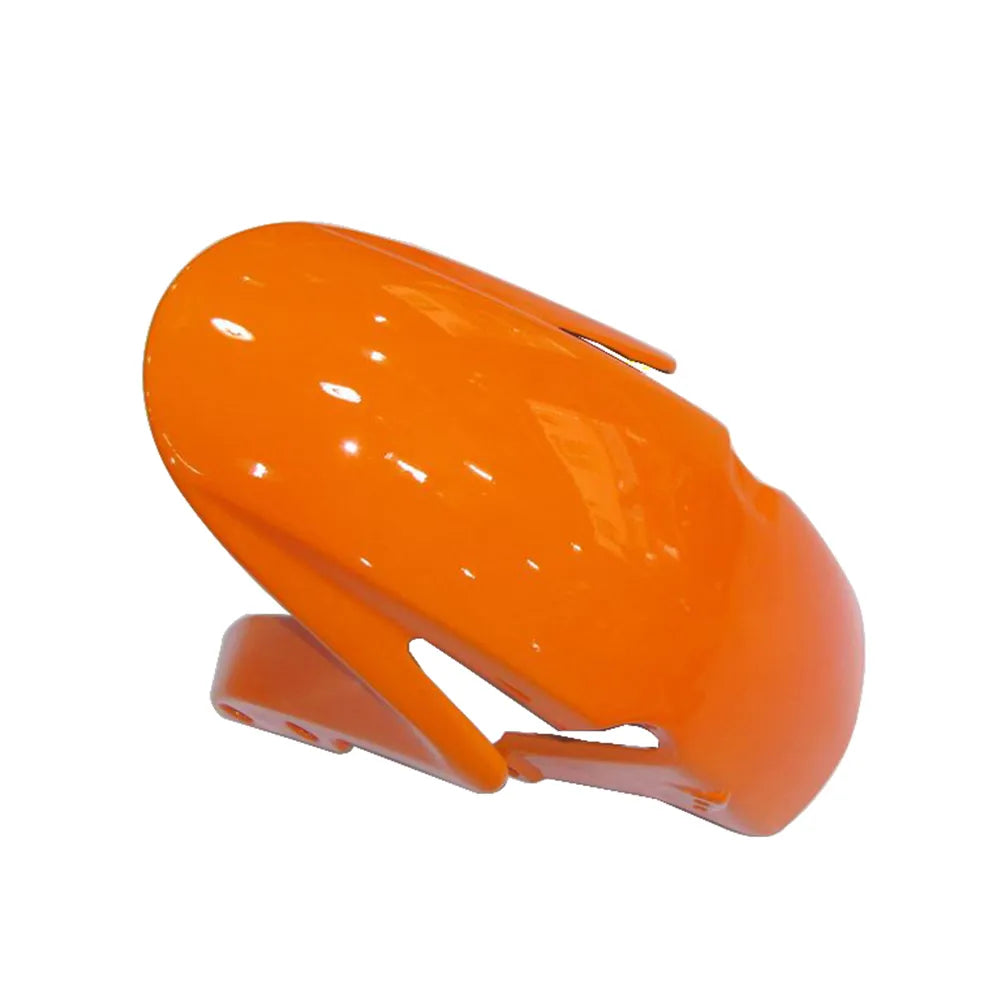 Honda CBR600RR 2007-2008 Orange, Black and Silver Factory-Style tail section fairing rear view