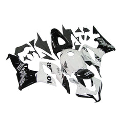 Honda CBR600RR 2007-2008 White and Black Repsol fairing kit front view