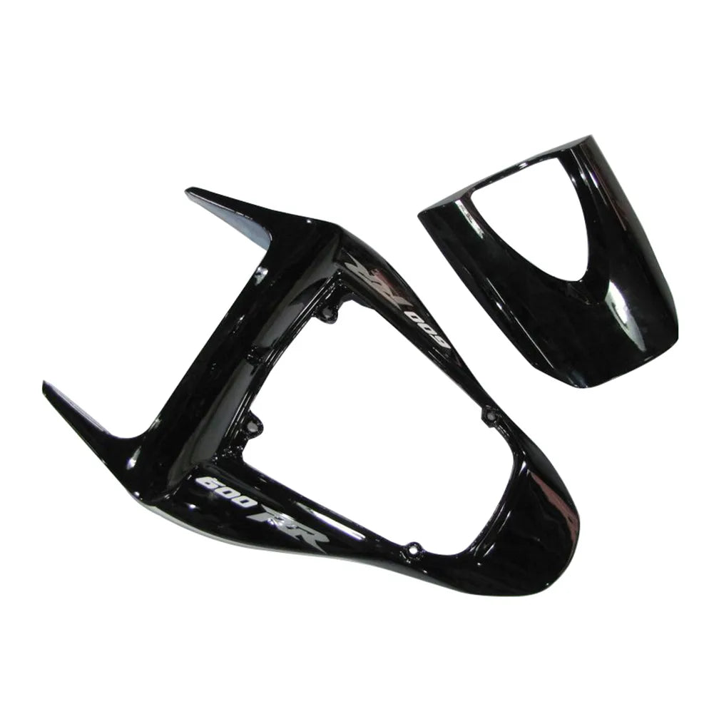 Honda CBR600RR 2007-2008 White and Black Repsol tail section fairing detail view 1