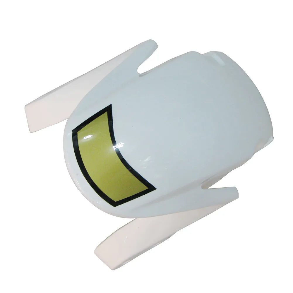 Honda CBR600RR 2007-2008 Pearl White and Gold tail section fairing rear view