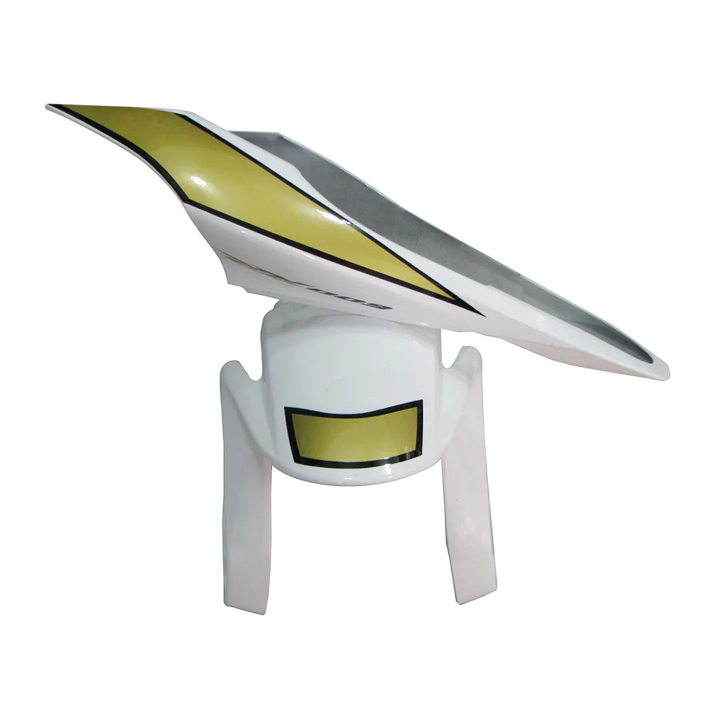 Honda CBR600RR 2007-2008 Pearl White and Gold tail section fairing detail view 2