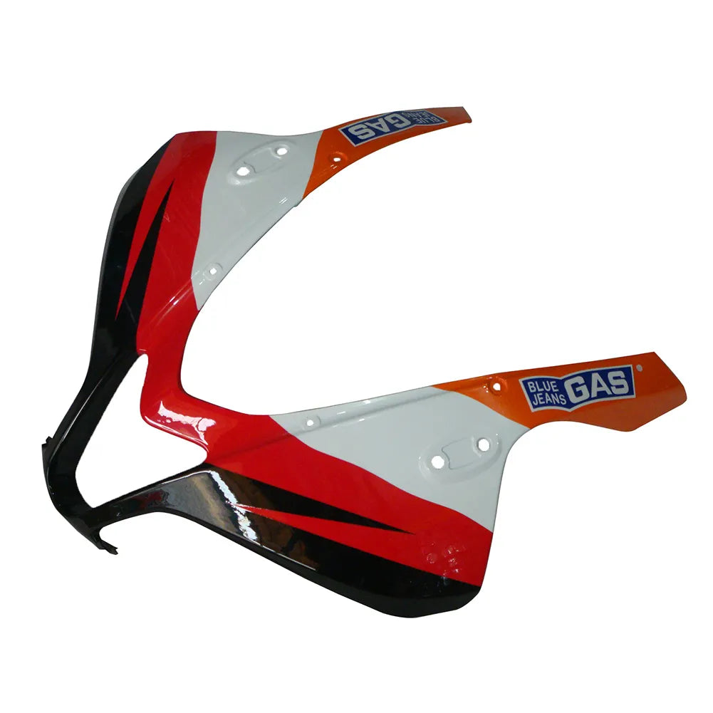 Honda CBR600RR 2007-2008 Red and Orange Classic Repsol tail section fairing detail view 3