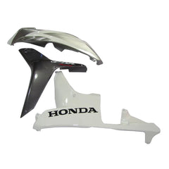 Honda CBR600RR 2007-2008 Black, White and Silver tail section fairing rear view