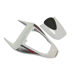Honda CBR600RR 2007-2008 Black, White and Silver tail section fairing detail view 4