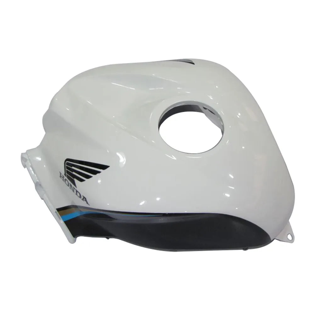 Honda CBR600RR 2007-2008 White Blue Konica Minolta tail section fairing detail view 3