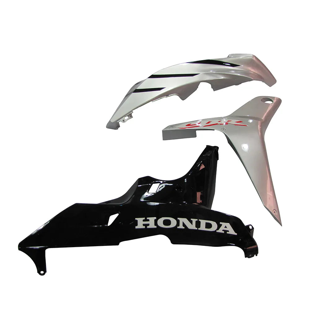 Honda CBR600RR 2007-2008 Black and Silver fairing kit left side view