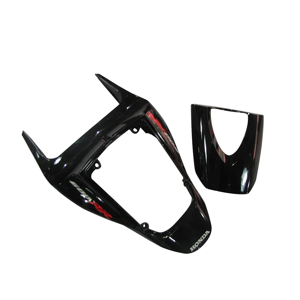 Honda CBR600RR 2007-2008 Black and Silver tail section fairing side view