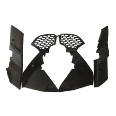 Kawasaki Z1000 2010-2013 Red and Black tail section fairing detail view 4