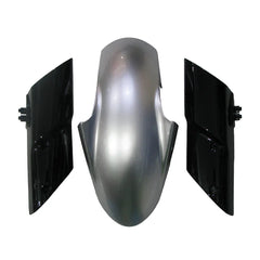 Kawasaki Z1000 2010-2013 Silver and Black fairing kit front view